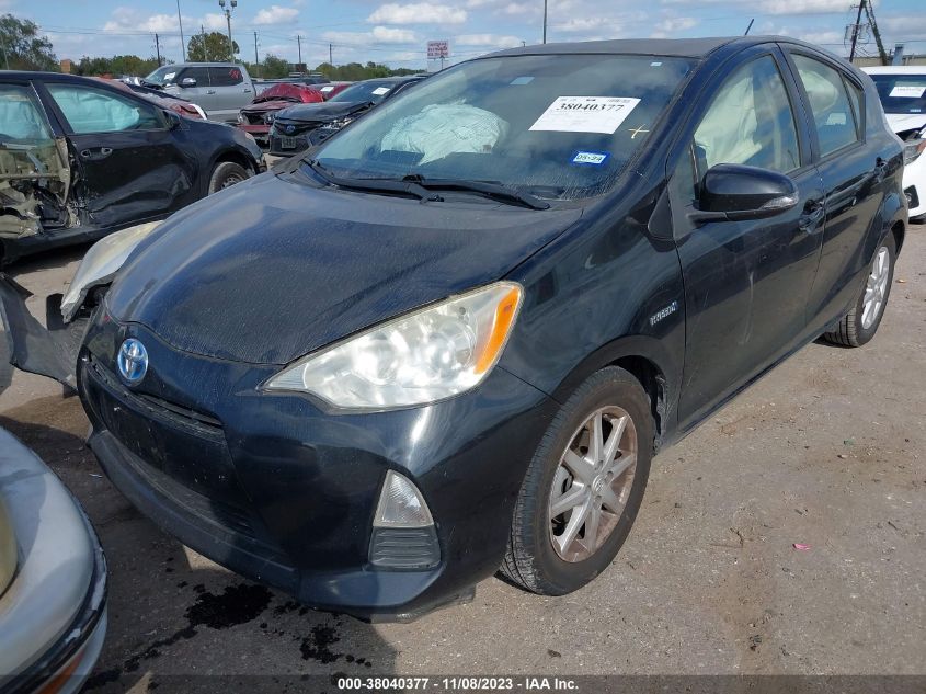 2013 TOYOTA PRIUS C THREE JTDKDTB36D1557436