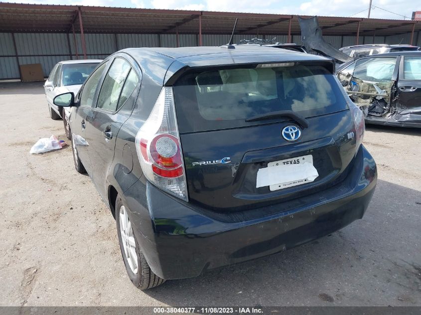 2013 TOYOTA PRIUS C THREE JTDKDTB36D1557436