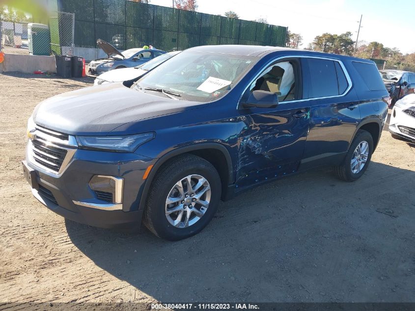 2023 CHEVROLET TRAVERSE LS - 1GNEVFKW7PJ203619