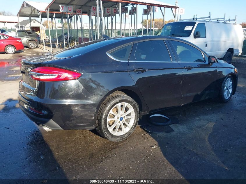 2019 FORD FUSION SE - 3FA6P0HD9KR162974