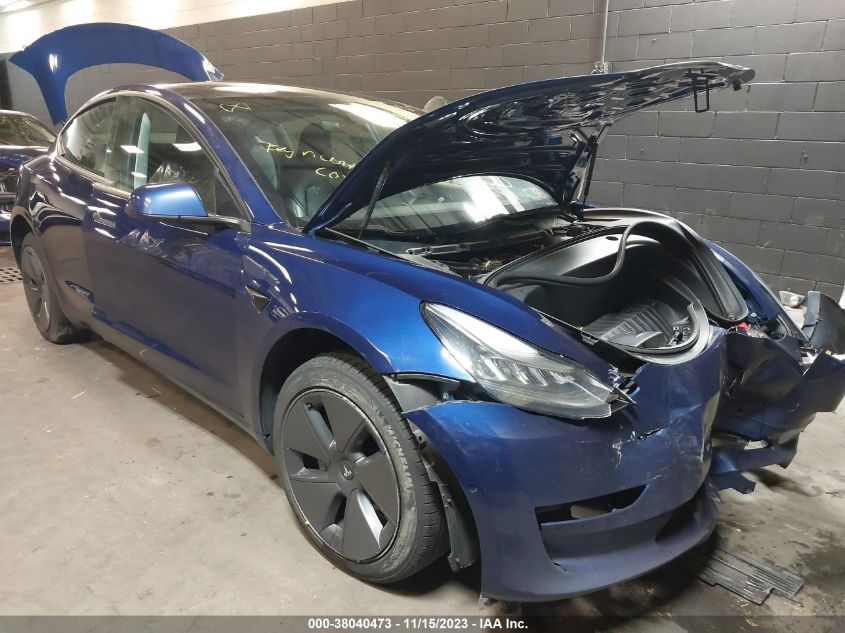 5YJ3E1EA3MF857748 TESLA MODEL 3 STANDARD RANGE PLUS 2021