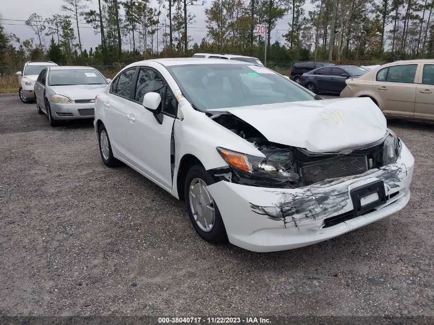 2HGFB2F6XCH556507 | 2012 HONDA CIVIC