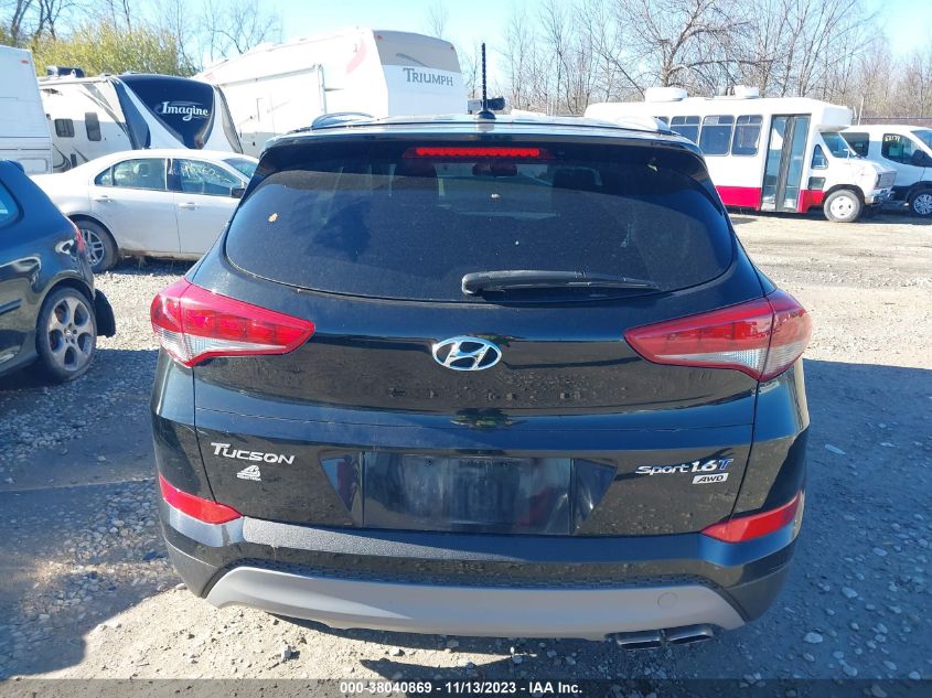 2017 HYUNDAI TUCSON LIMITED/SPORT AND ECO/SE - KM8J3CA25HU598518