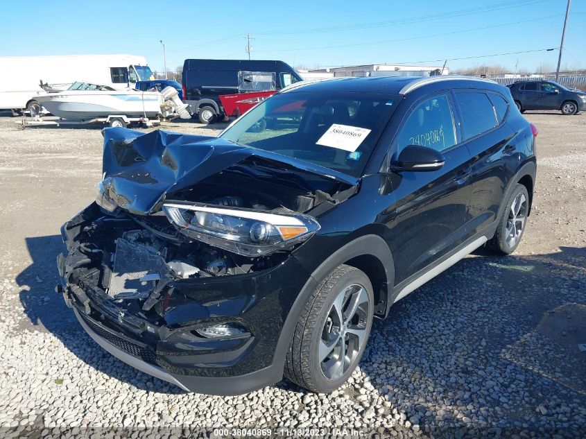2017 HYUNDAI TUCSON LIMITED/SPORT AND ECO/SE - KM8J3CA25HU598518