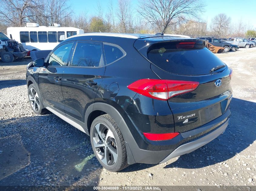2017 HYUNDAI TUCSON LIMITED/SPORT AND ECO/SE - KM8J3CA25HU598518