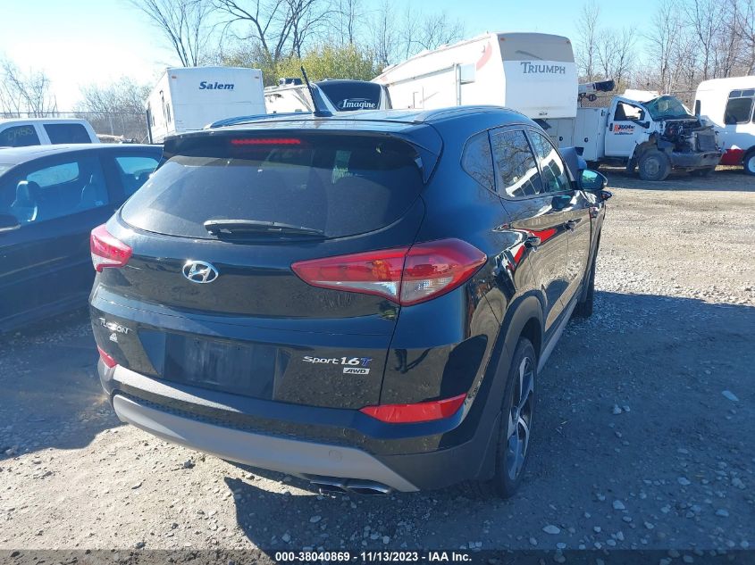 2017 HYUNDAI TUCSON LIMITED/SPORT AND ECO/SE - KM8J3CA25HU598518