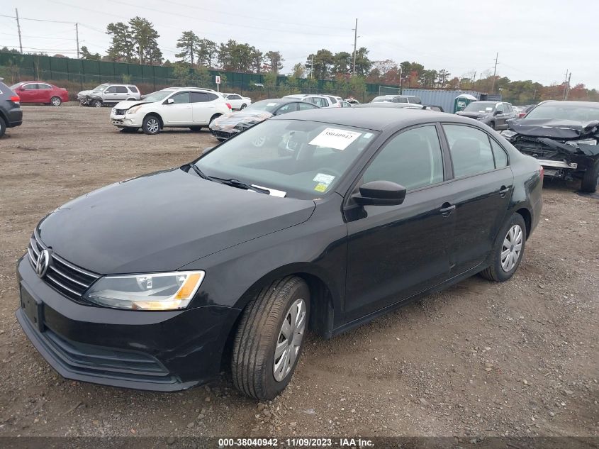 2015 VOLKSWAGEN JETTA SEDAN 2.0L S W/TECHNOLOGY 3VW2K7AJ3FM321245