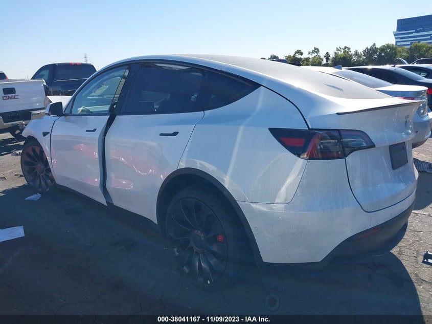 VIN 7SAYGDEF1NF397734 2022 TESLA MODEL Y