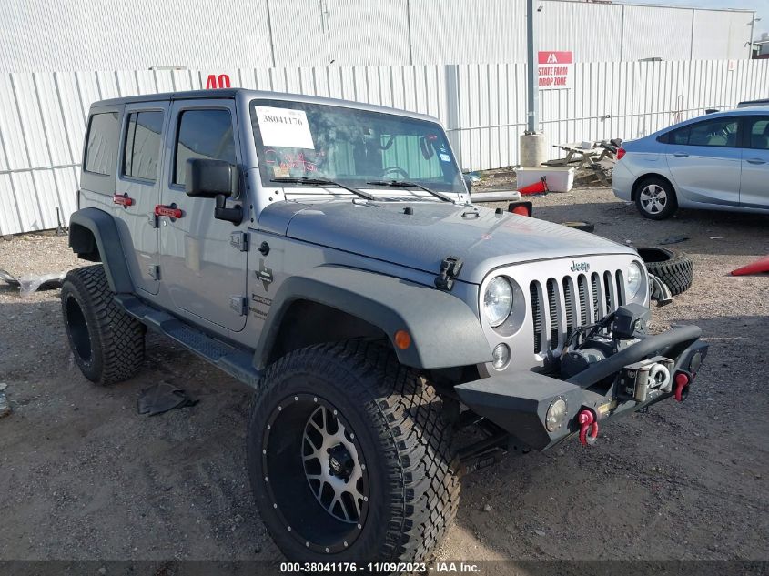 2016 JEEP WRANGLER UNLIMITED SPORT - 1C4HJWDG7GL122440
