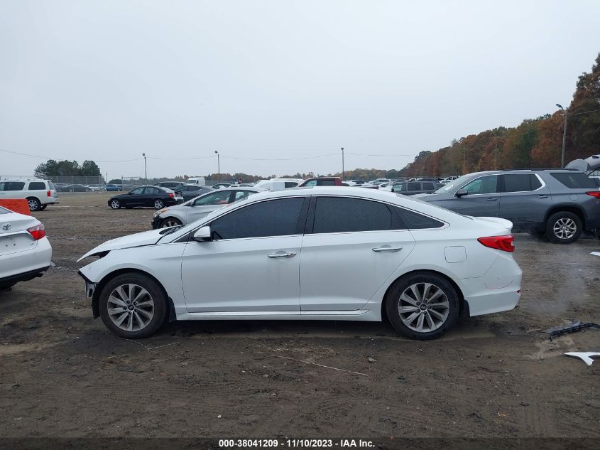 2017 HYUNDAI SONATA SPORT/LIMITED - 5NPE34AF1HH566934