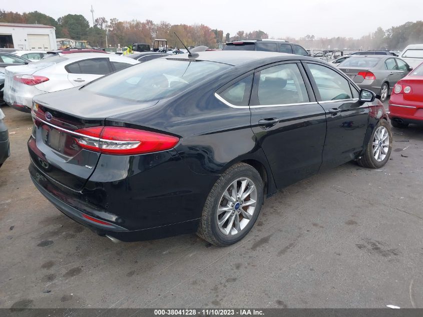 2017 FORD FUSION SE - 3FA6P0H77HR253681