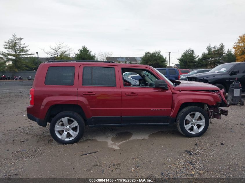 2014 JEEP PATRIOT LATITUDE - 1C4NJRFB2ED512293