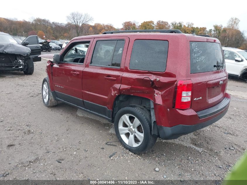 2014 JEEP PATRIOT LATITUDE - 1C4NJRFB2ED512293