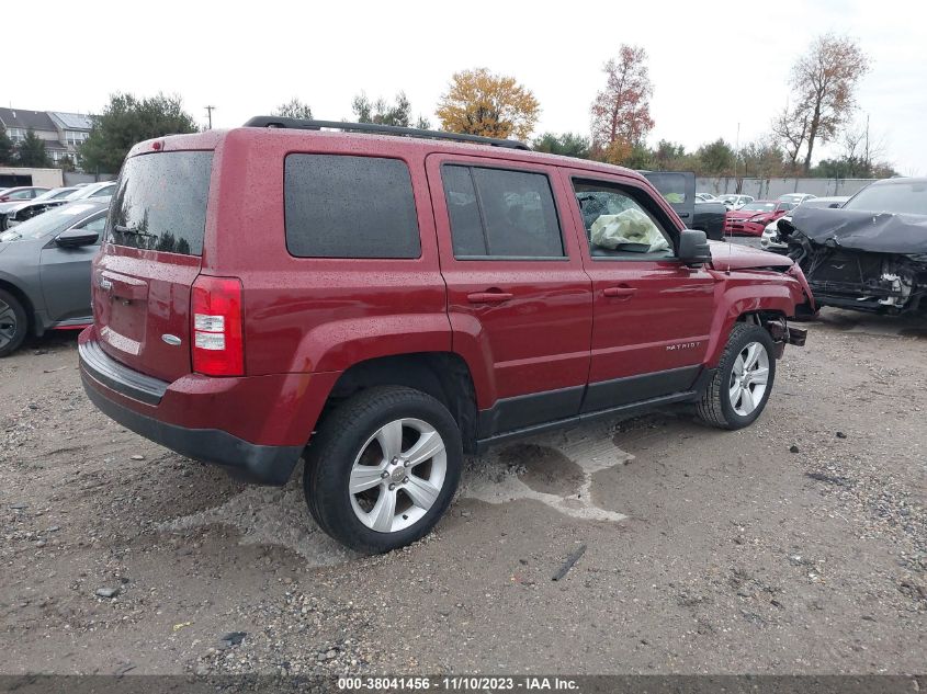 2014 JEEP PATRIOT LATITUDE - 1C4NJRFB2ED512293