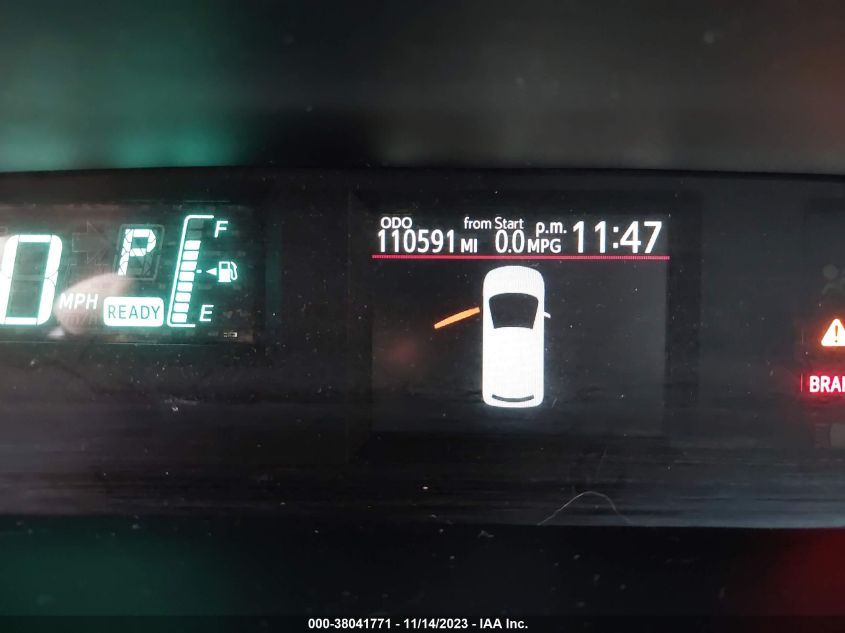 2013 TOYOTA PRIUS C ONE/TWO/THREE/FOUR - JTDKDTB35D1557640