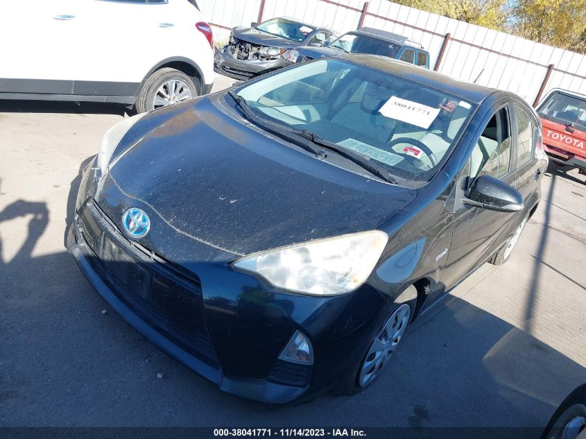 2013 TOYOTA PRIUS C ONE/TWO/THREE/FOUR - JTDKDTB35D1557640