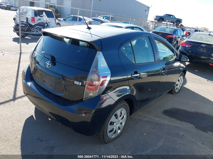 2013 TOYOTA PRIUS C ONE/TWO/THREE/FOUR - JTDKDTB35D1557640