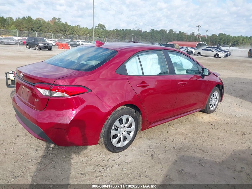 VIN 5YFEPMAE6NP322237 2022 TOYOTA COROLLA LE