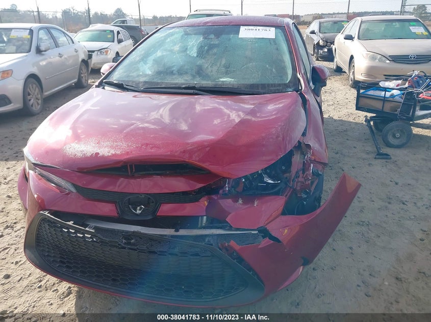 VIN 5YFEPMAE6NP322237 2022 TOYOTA COROLLA LE