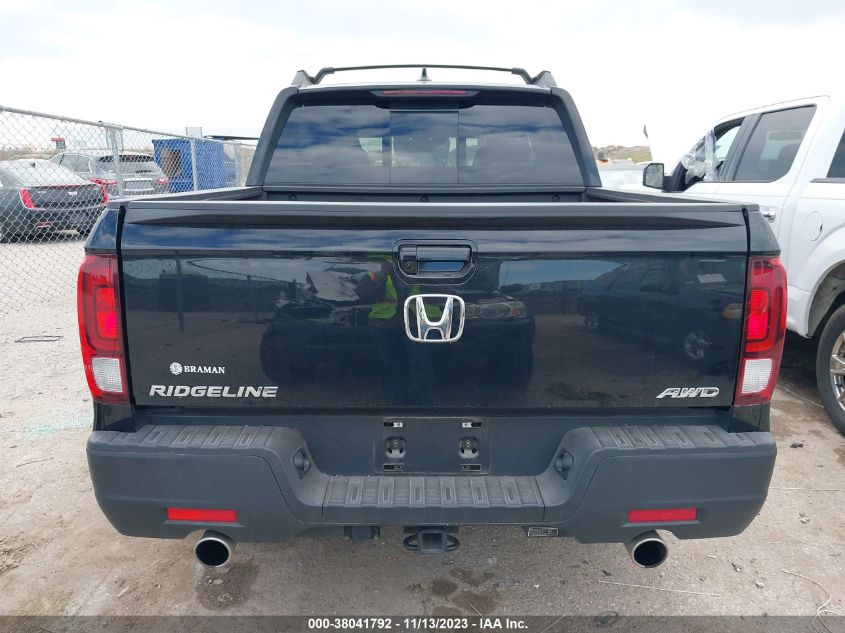 2022 HONDA RIDGELINE RTL - 5FPYK3F53NB031129