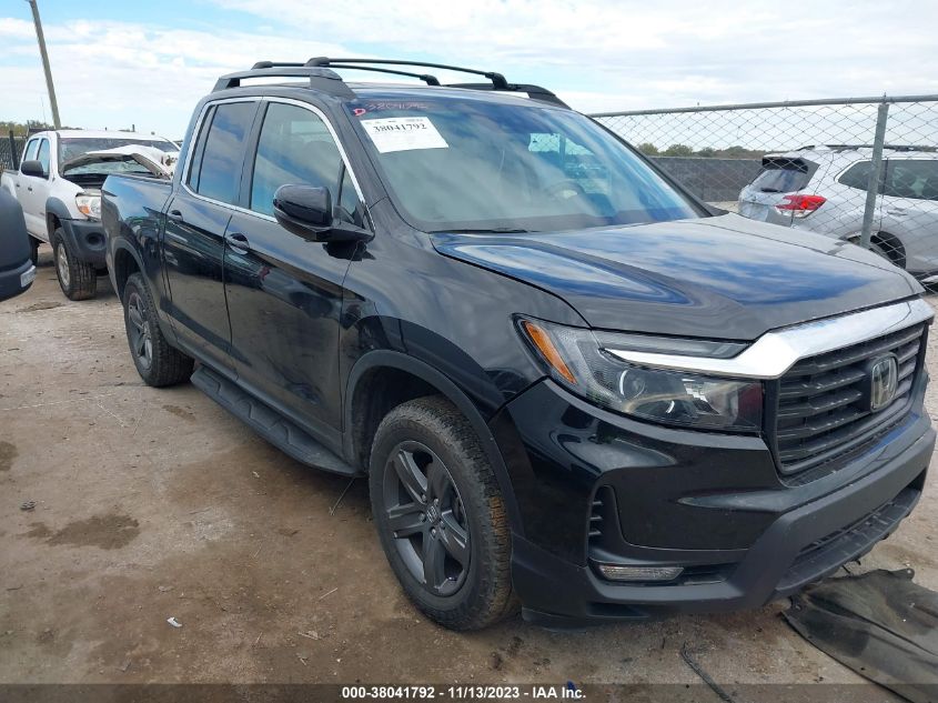 2022 HONDA RIDGELINE RTL - 5FPYK3F53NB031129