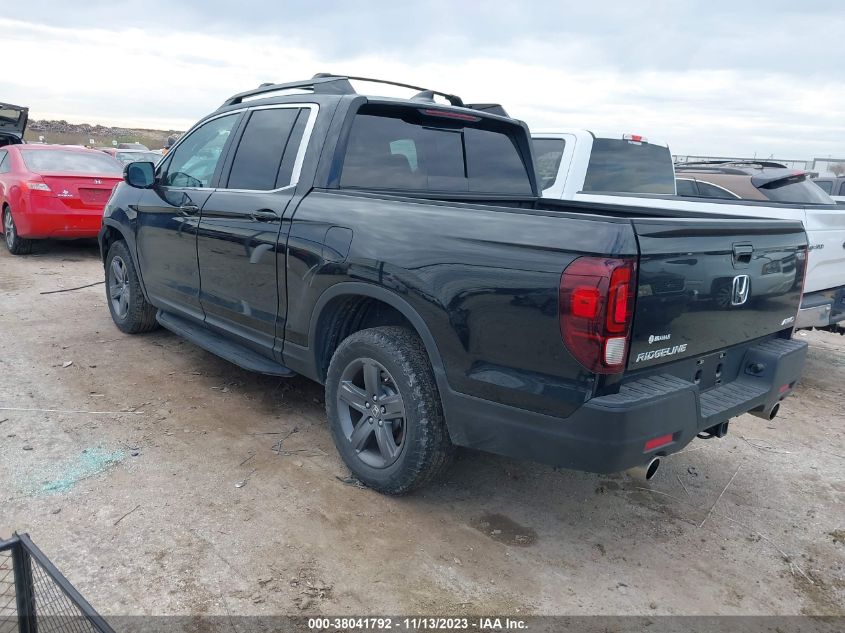 2022 HONDA RIDGELINE RTL - 5FPYK3F53NB031129
