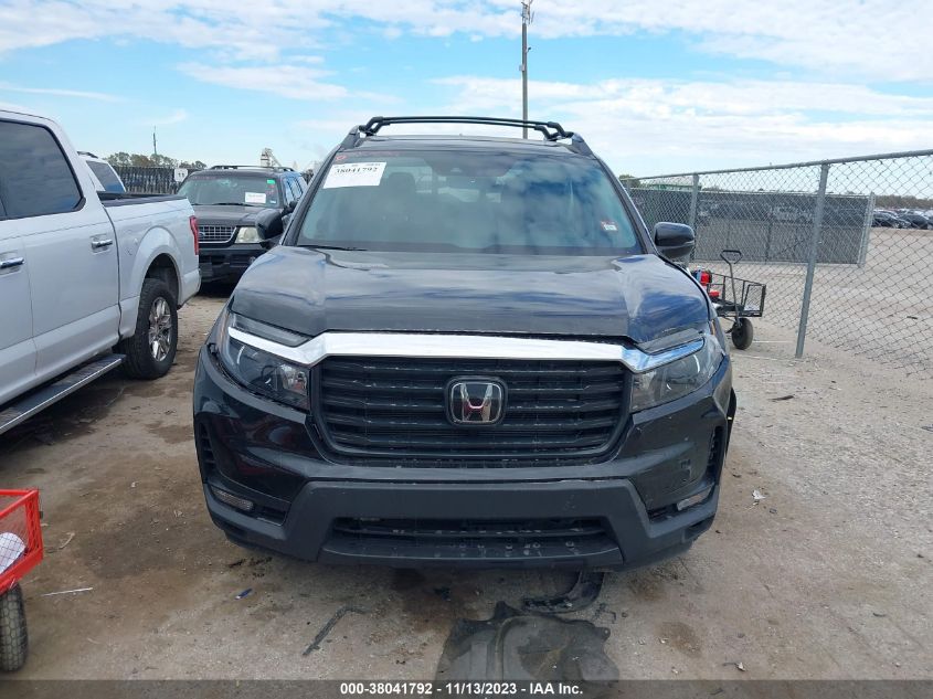 2022 HONDA RIDGELINE RTL - 5FPYK3F53NB031129