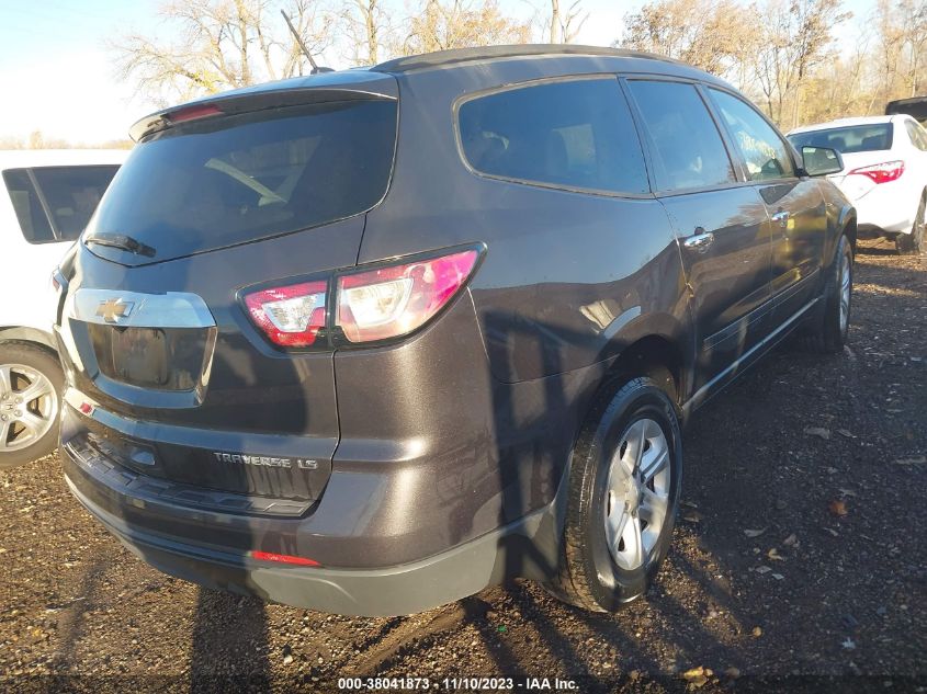 2013 CHEVROLET TRAVERSE LS - 1GNKRFKD7DJ262509