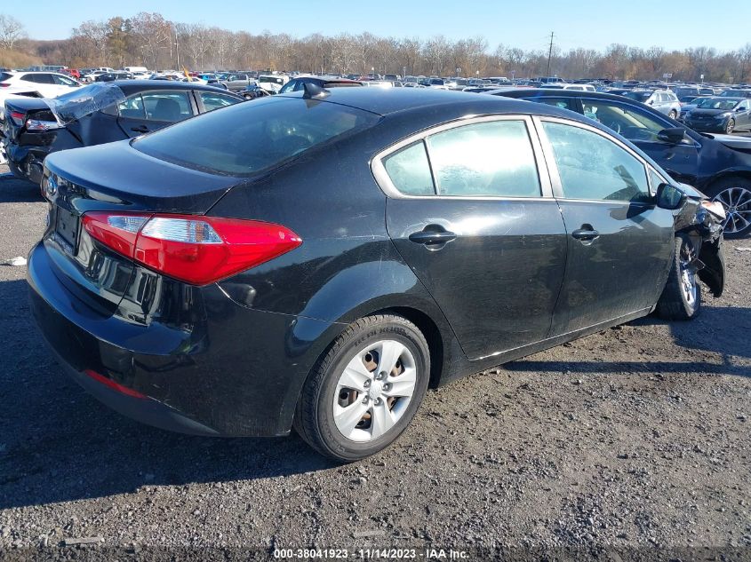2016 KIA FORTE LX - KNAFK4A68G5538664