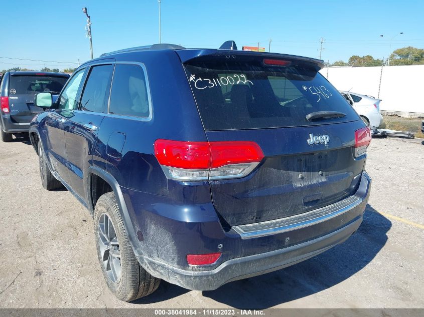 VIN 1C4RJEBG0HC965463 2017 JEEP GRAND CHEROKEE LIMITED