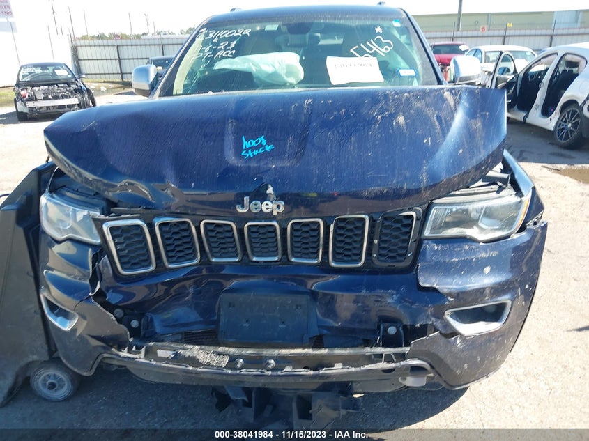 VIN 1C4RJEBG0HC965463 2017 JEEP GRAND CHEROKEE LIMITED