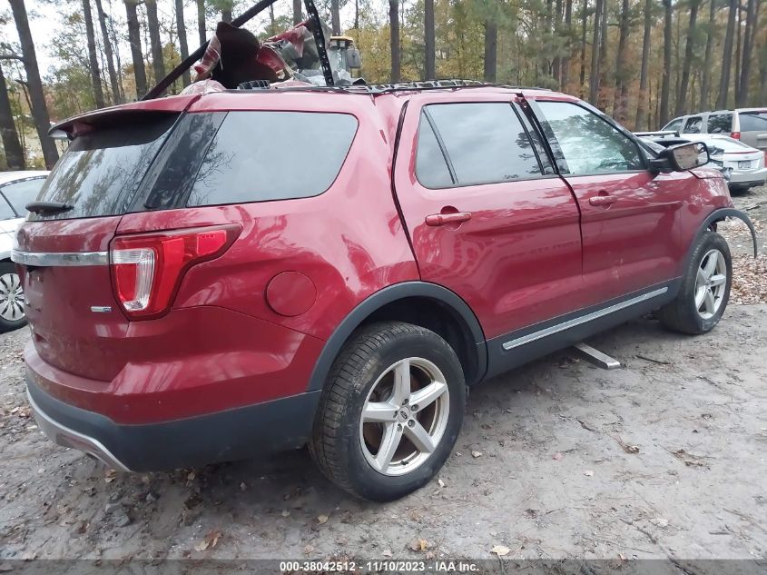 2017 FORD EXPLORER XLT - 1FM5K8DH2HGD80309