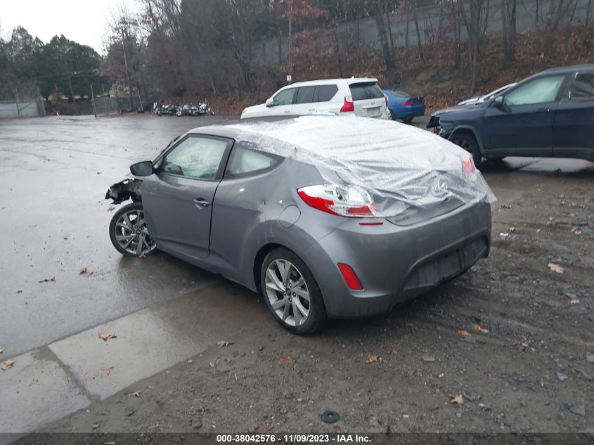 2017 HYUNDAI VELOSTER - KMHTC6AD4HU310919