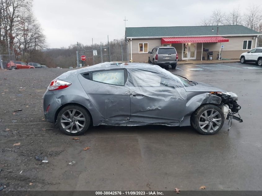 2017 HYUNDAI VELOSTER - KMHTC6AD4HU310919