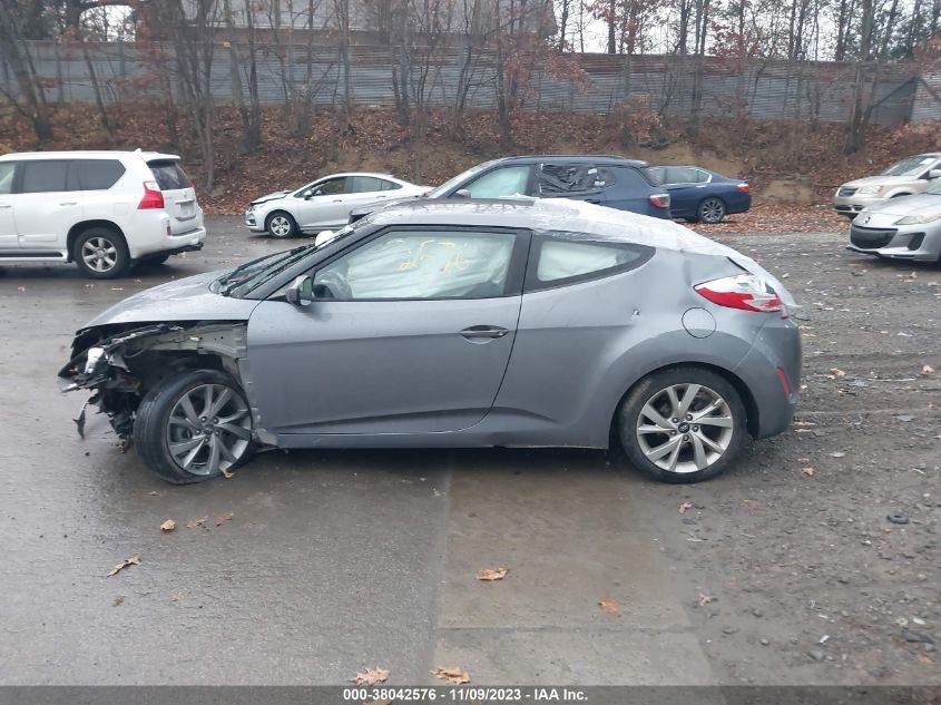 2017 HYUNDAI VELOSTER - KMHTC6AD4HU310919