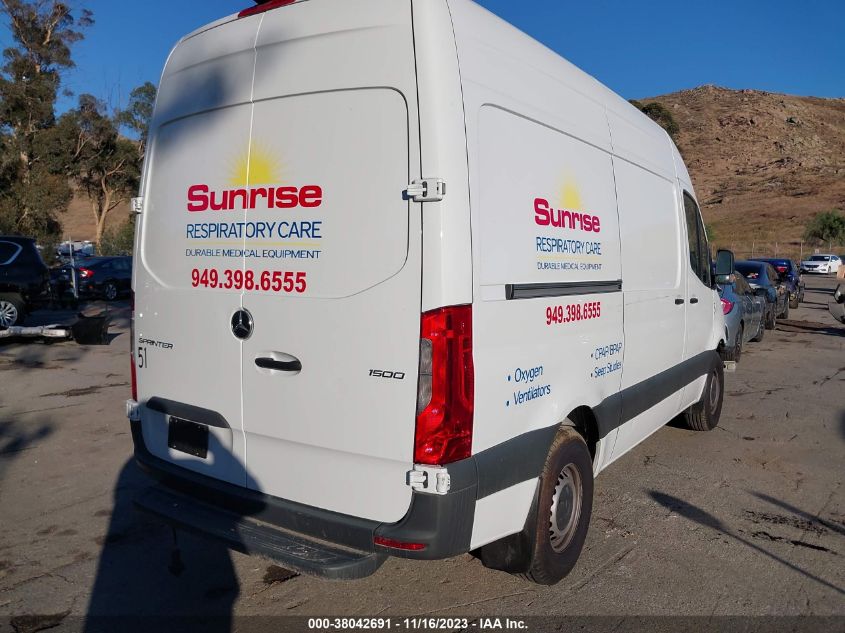 2023 MERCEDES-BENZ SPRINTER 1500 STANDARD ROOF 4-CYL GAS - W1Y70BGYXPT135769