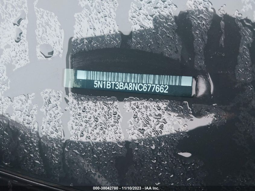 2022 NISSAN ROGUE SV - 5N1BT3BA8NC677662