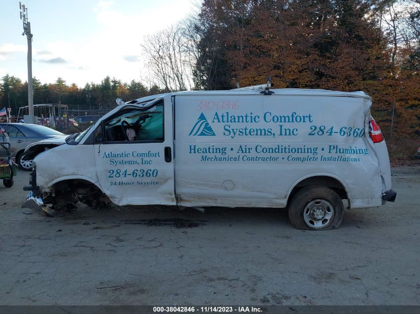 2021 CHEVROLET EXPRESS CARGO RWD 2500 REGULAR - 1GCWGAF70M1185327