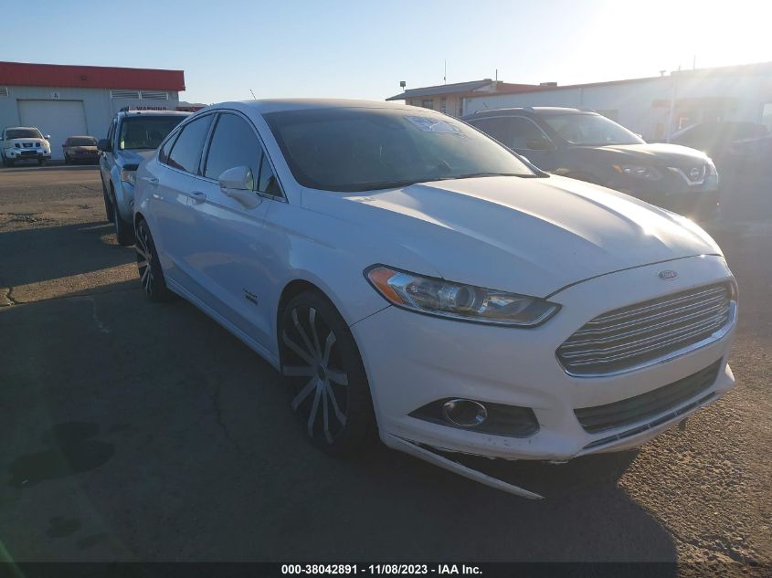 2013 FORD FUSION ENERGI SE LUXURY - 3FA6P0PU7DR332334