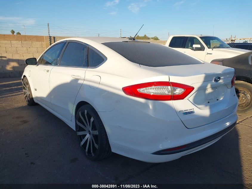 2013 FORD FUSION ENERGI SE LUXURY - 3FA6P0PU7DR332334