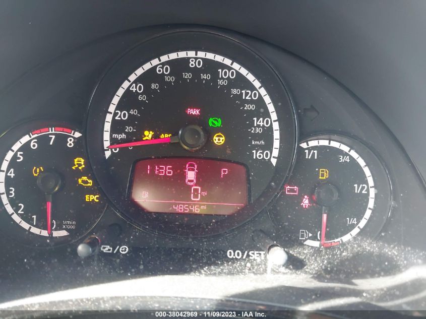 2014 VOLKSWAGEN BEETLE COUPE 1.8T ENTRY 3VWF17AT8EM639527