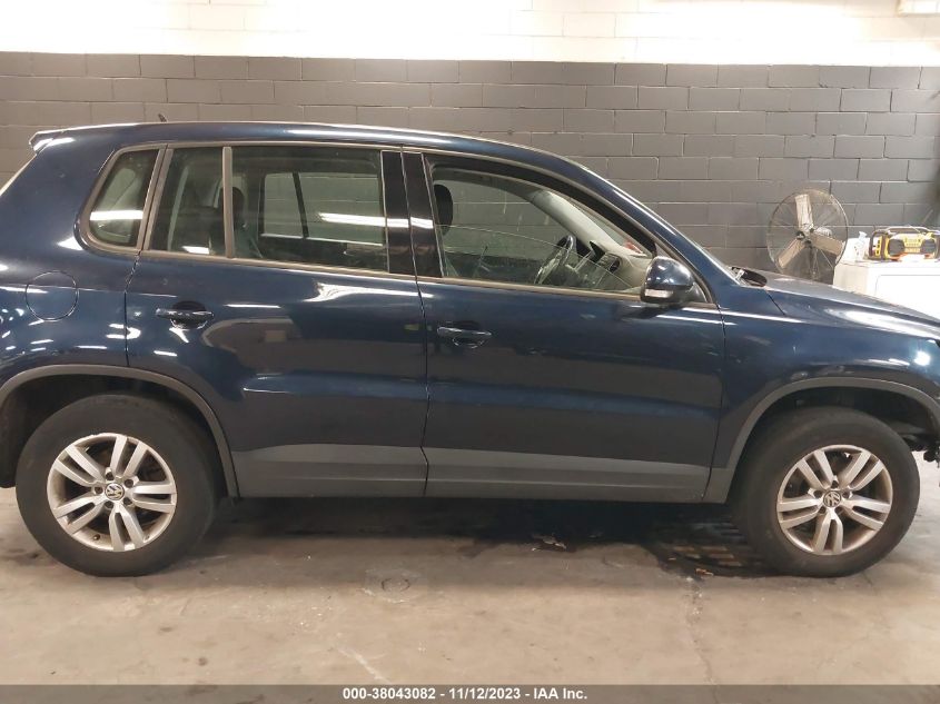 2014 VOLKSWAGEN TIGUAN S - WVGBV3AX1EW618600