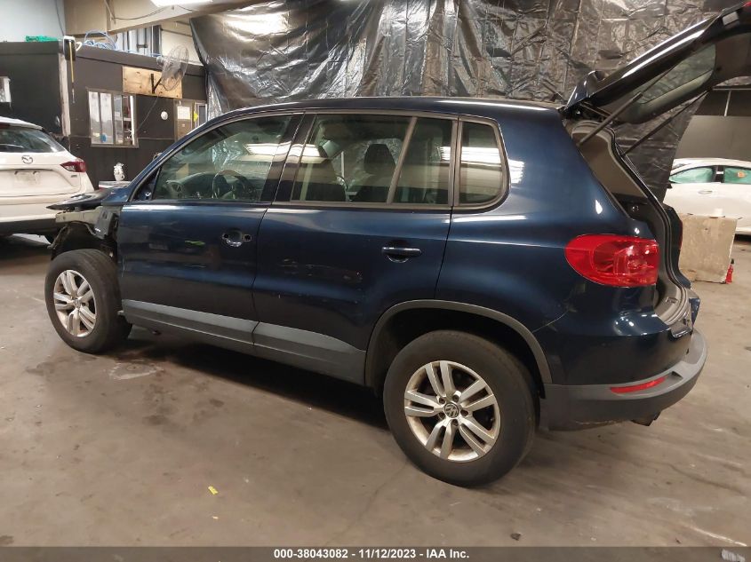 2014 VOLKSWAGEN TIGUAN S - WVGBV3AX1EW618600