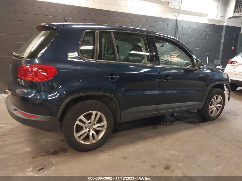 2014 VOLKSWAGEN TIGUAN S - WVGBV3AX1EW618600