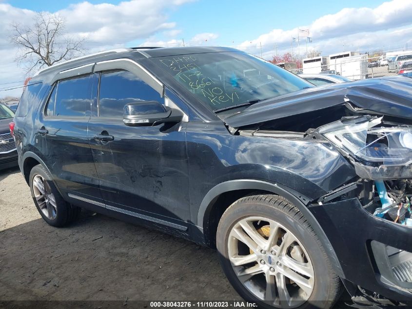 2017 FORD EXPLORER XLT - 1FM5K8D88HGA98661