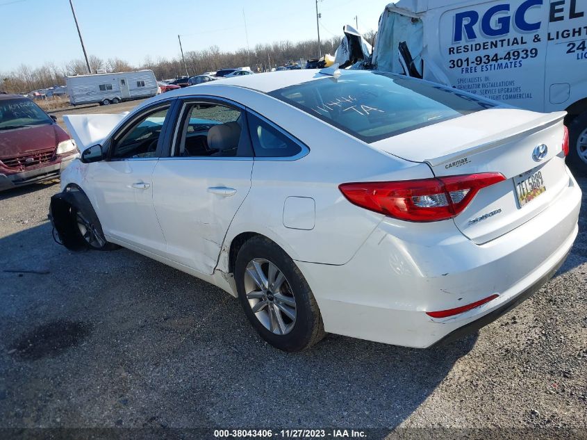 2017 HYUNDAI SONATA 2.4L - 5NPE24AF2HH585348