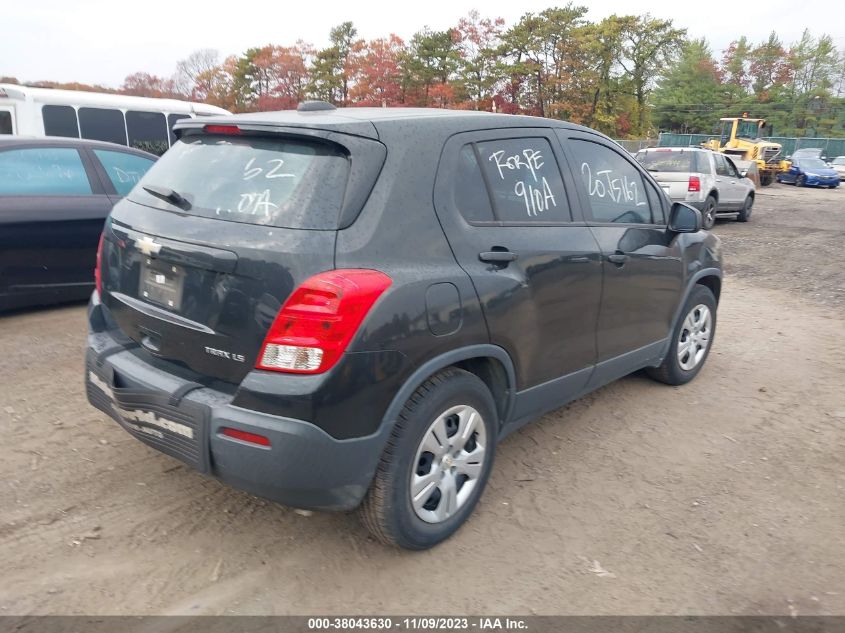 2016 CHEVROLET TRAX 1LS - KL7CJKSB4GB632757