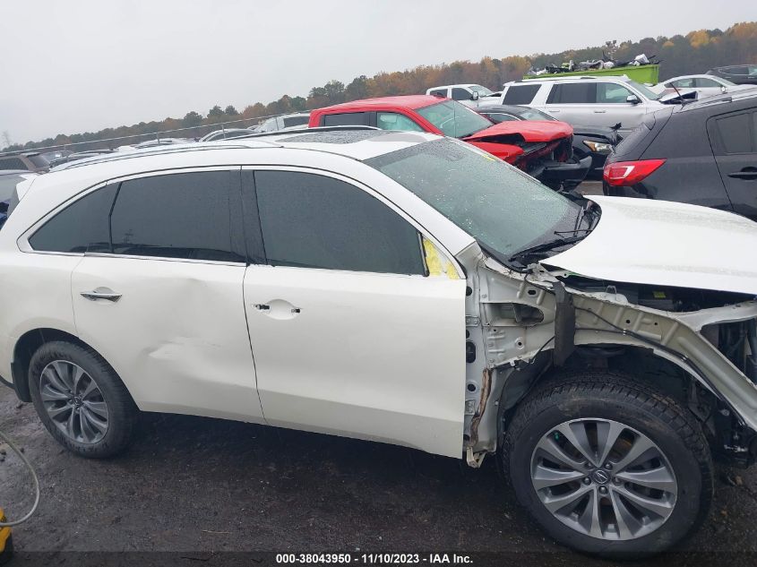 2014 ACURA MDX TECH PKG - 5FRYD4H41EB044893