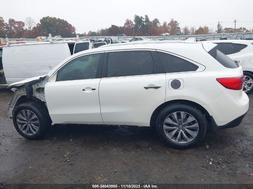 2014 ACURA MDX TECH PKG - 5FRYD4H41EB044893