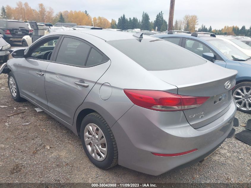 2017 HYUNDAI ELANTRA SE - 5NPD74LF0HH113059